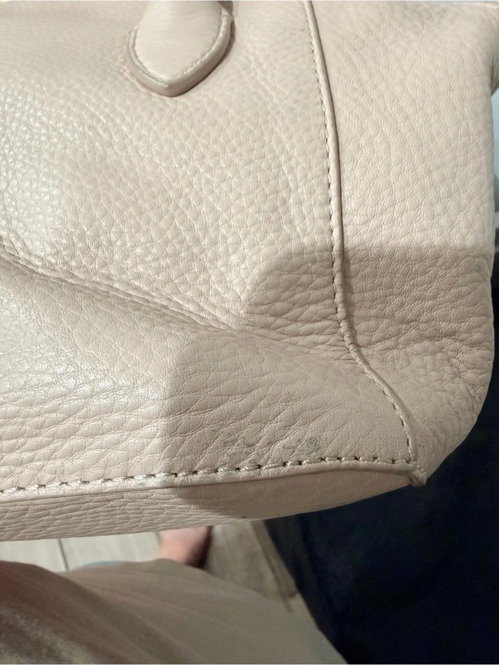 Tory Burch Beige Clara Crossbody